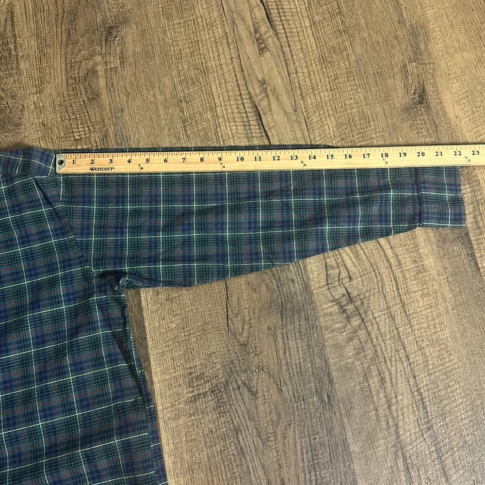 Ralph Lauren boys long sleeve plaid button up shirt size XL 20 with Red logo